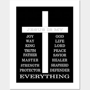 Jesus is my God,lord,way,king,truth,life........ Posters and Art